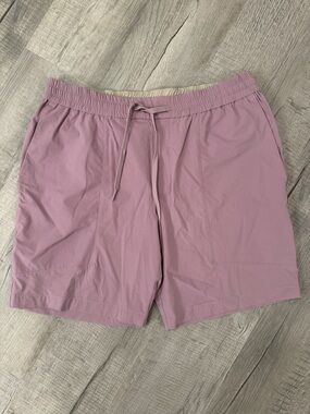 Lululemon Bowline Short 8” Stretch Ripstop Men's Dusty Rose Shorts Size XL‎